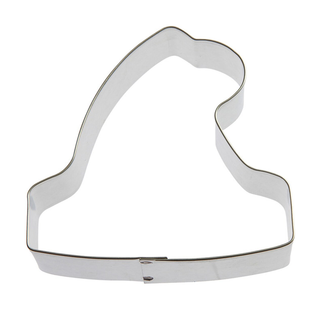 Santa Hat Stocking Cap Cookie Cutter 3.75 in, CookieCutter.com, Tin Plated Steel, Handmade in the USA